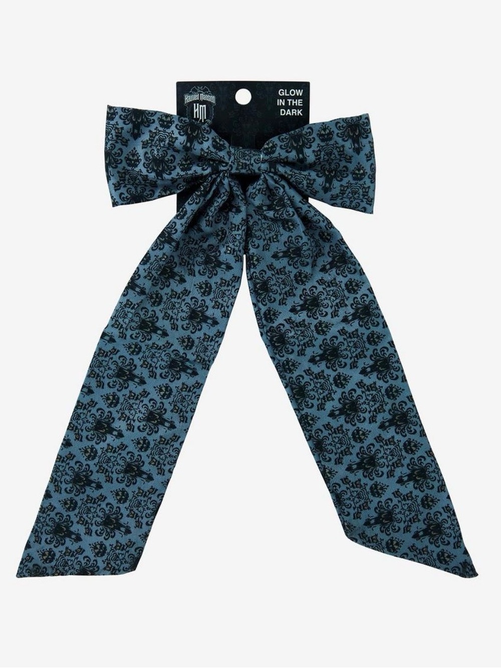 Disney Haunted Mansion Glow-In-The-Dark Hair Bow Halloween
